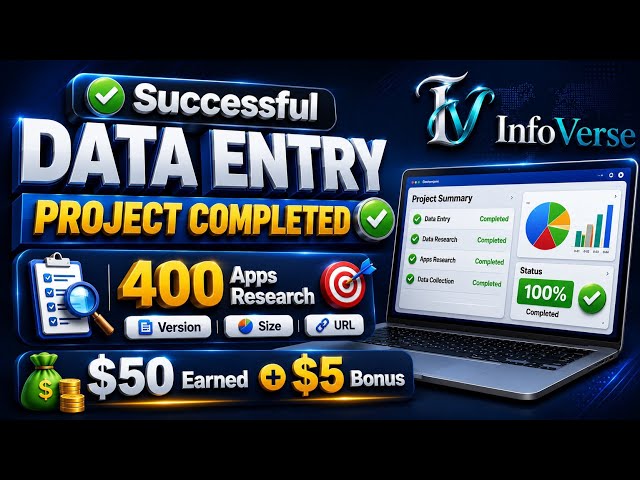 Data Entry Project Portfolio | Web Research | 400 App Data Collection | Data Entry Specialist
