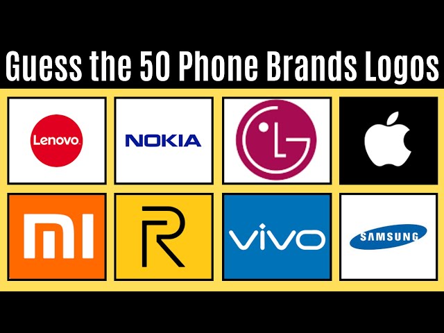 Guess the Phone Brand Logos | Logo Quiz Challenge 2024