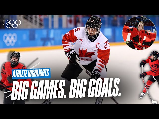 Canada's "Captain Clutch" 🇨🇦 Marie-Philip Poulin 🥇🥇🥇 | Athlete Highlights