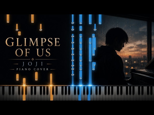 Glimpse of Us - Joji | Piano Cover & Easy Tutorial