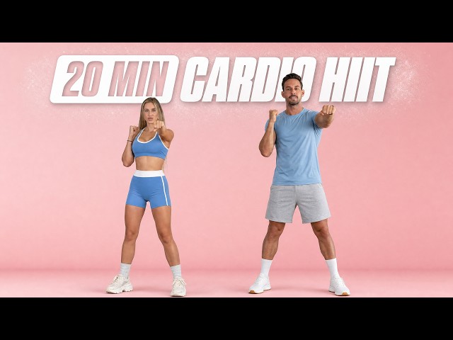 20 MIN CARDIO HIIT WORKOUT - ALL STANDING - Full Body Fat Burn (No Equipment, No Repeat)
