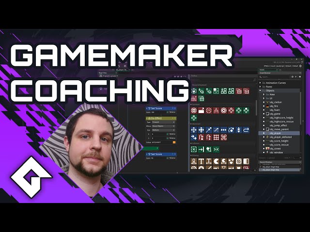 Make Your First Game Using GML Visual Coding | GameMaker