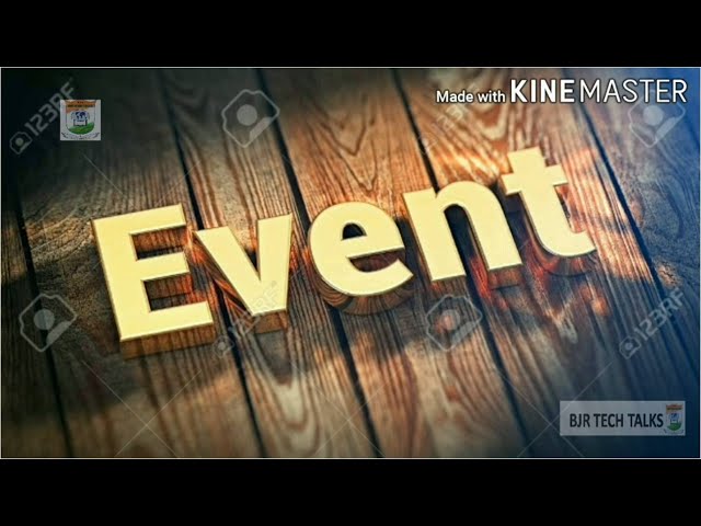 Introduction to Event Handling|Web Technologies Tutorial|Manoj Kumar