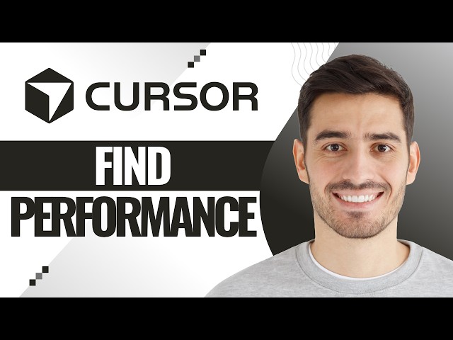 How To Find Performance Bottlenecks Using Cursor (Full Guide)