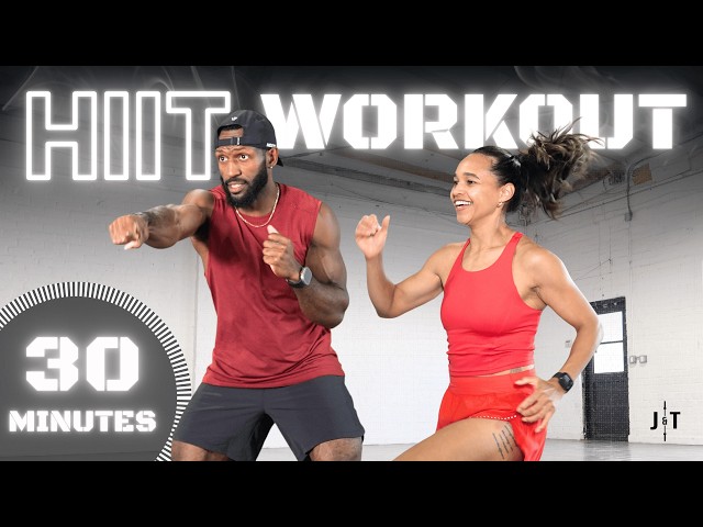 30 Minute Full Body HIIT / Cardio / Plyometric Workout [All Standing]