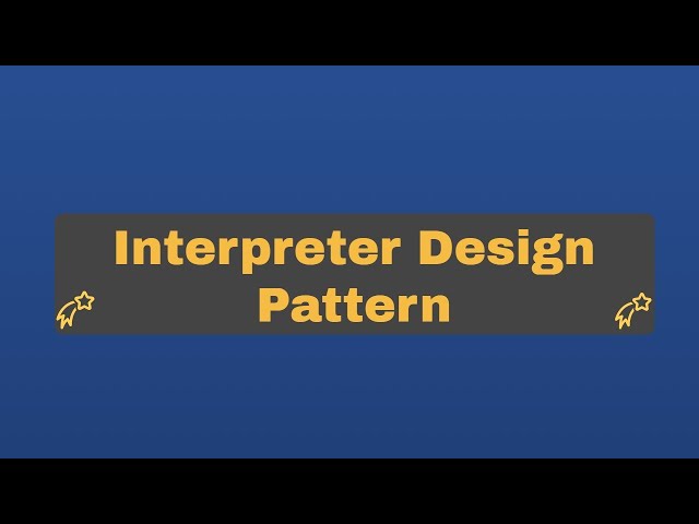 Interpreter Design pattern
