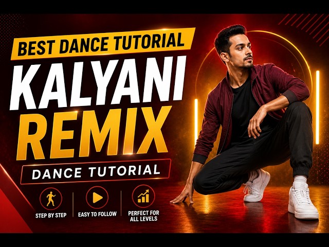 Kalyani Remix Dance Tutorial | Learn Freestyle Step by Step | Best on youtube💃🔥