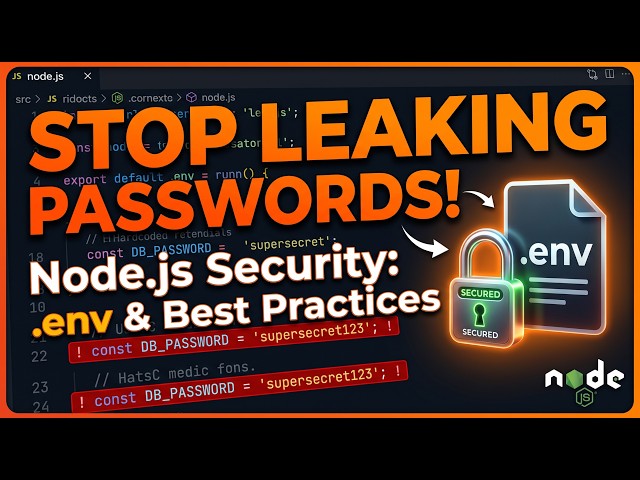 STOP Leaking Your API Keys on GitHub! (Node.js Security Hack)