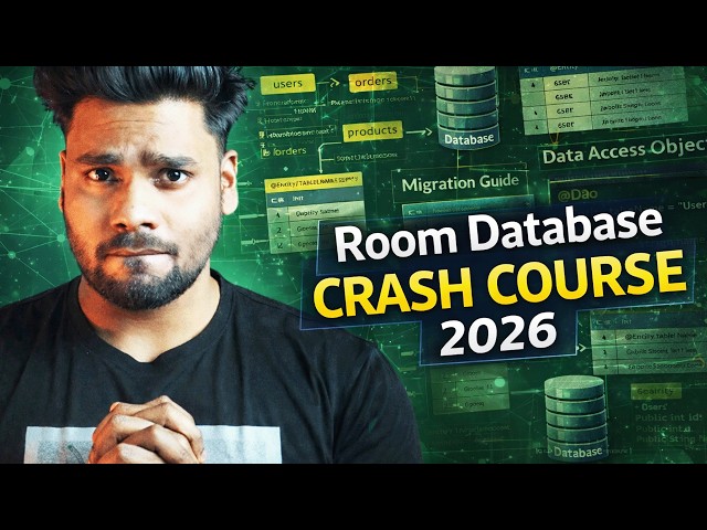 Room Database Crash Course | From Basics to Migrations & Relationships