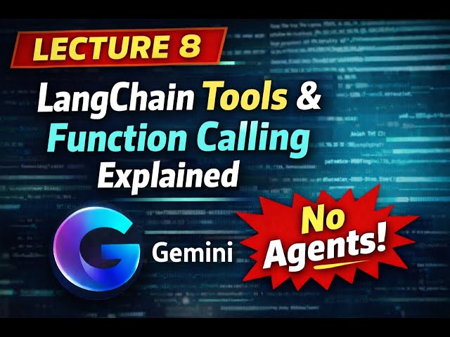 LangChain Tools & Function Calling Explained (Gemini, No Agents)