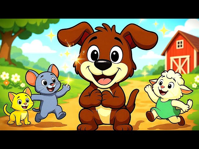 Lăbuș, Miau, Chiț și Oița Be-Be cântă împreună 🐶🐱🐭🐑 Mix Cântece vesele pentru Copii de Grădiniță 🎤