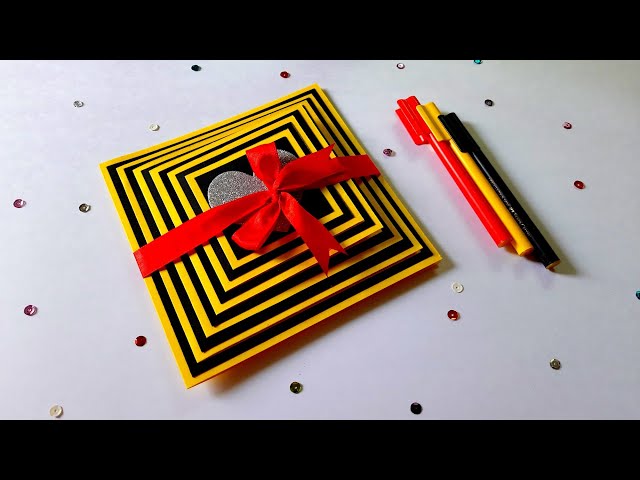 Beautiful Birthday Card Idea | Handmade Birthday Greeting Card | Tutorial