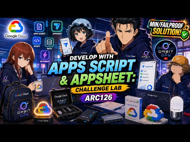 ARC126 | Develop with Apps Script and AppSheet Challenge Lab | #GoogleCloud #AppSheet #ARC126