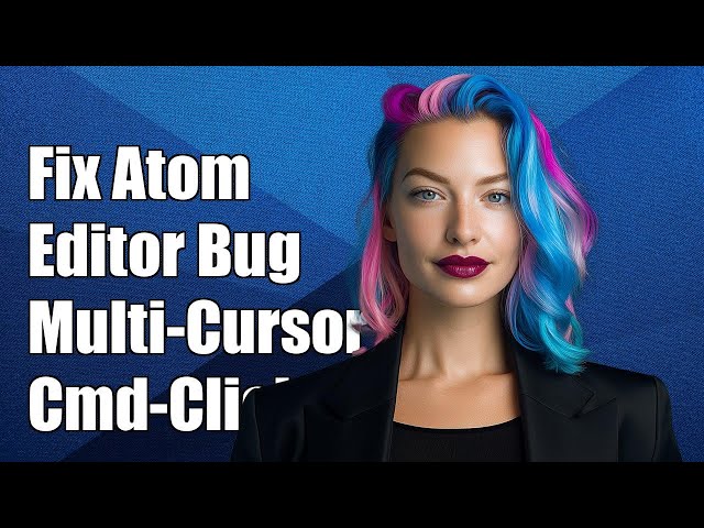 Fix Atom Editor Multi-Cursor Issue After Cmd-Clicking Hyperlinks