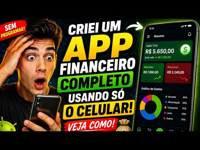 I Created a Complete Financial App Using Only My Phone. See How!