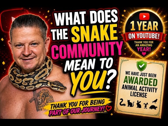 What does the Snake Community mean to you? + We just got our Animal Activity Licence