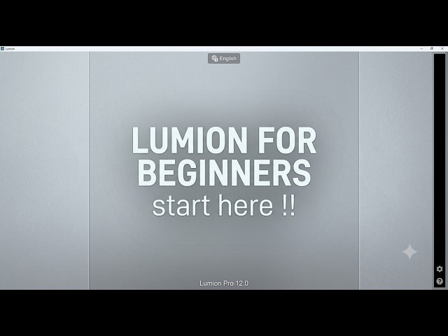 Getting Started with Lumion Real Time Rendering - BEGINNERS START HERE!  PART 1