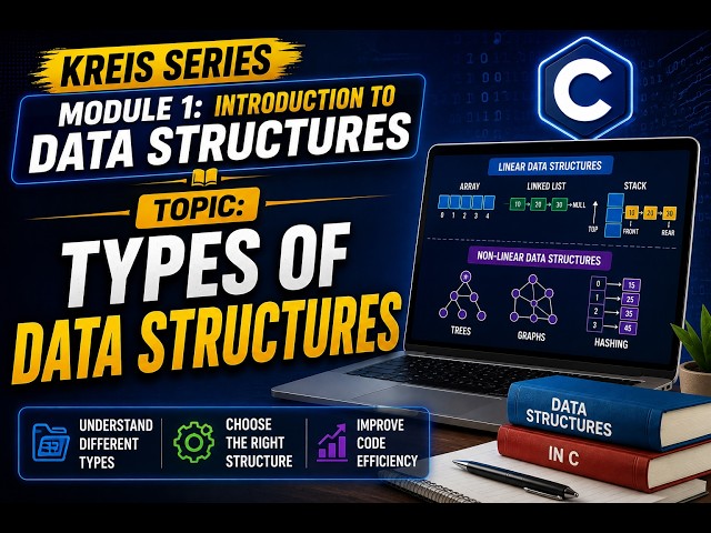 Types of Data Structures Explained | Linear vs Non-Linear | KREIS Computer Teacher