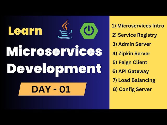 Day-01 : Microservices with Project Development  | Ashok IT
