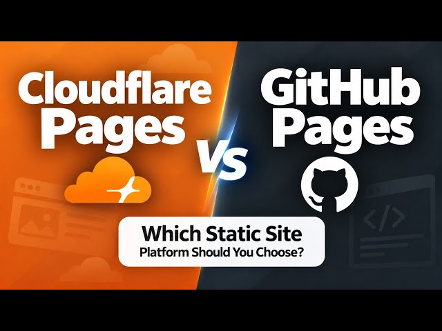 Cloudflare Pages vs GitHub Pages | Which Static Site Platform Should You Choose? | Uplatz