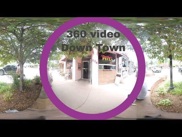 Marilyn's Pizza in Down Town Manitou Springs, Colorado.  IN 360 VR