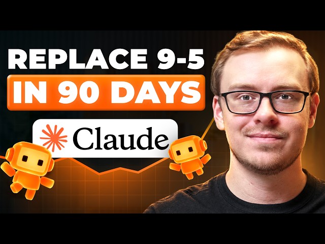How I'd Replace My 9–5 Income With Claude AI (Realistic 90-Day Plan)