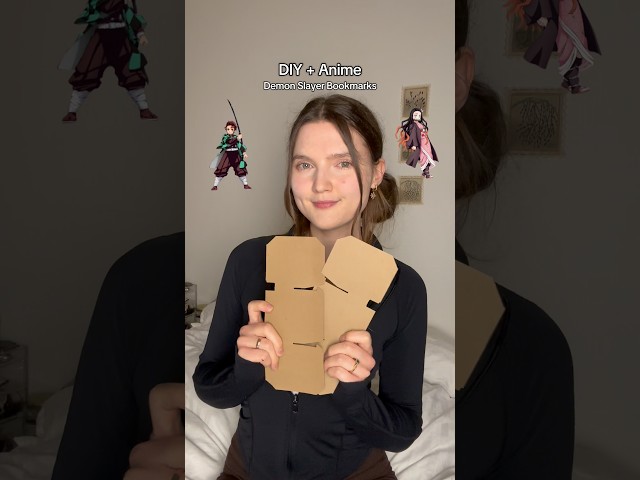 Demon Slayer DIY | Bookmarks Inspired by Demon Slayer Characters | Easy DIY For Anime Lovers