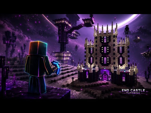 How to Build an EPIC End Castle in Minecraft! 😱