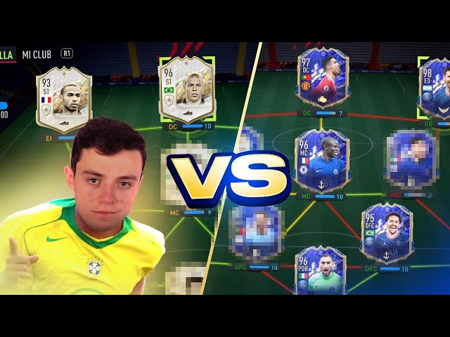 Plantilla FULL TOTY VS FULL ICONOS en FIFA 22