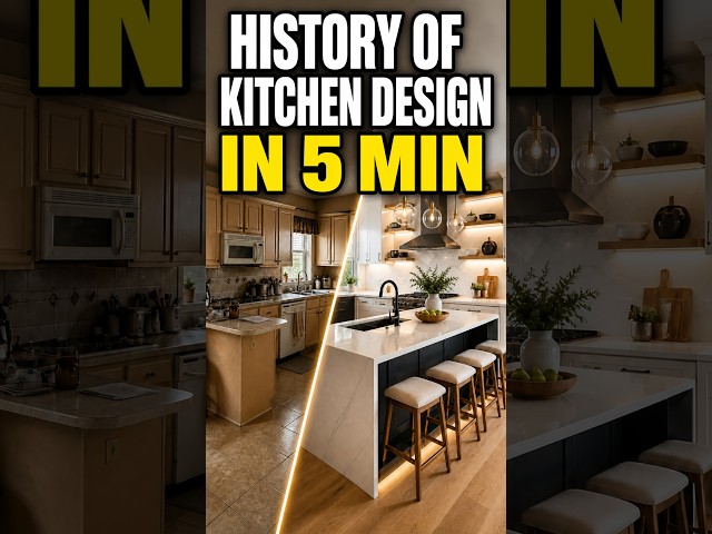 History of the kitchen design #modernkitchens #kitchendesign #home #givemeyourfloorplan