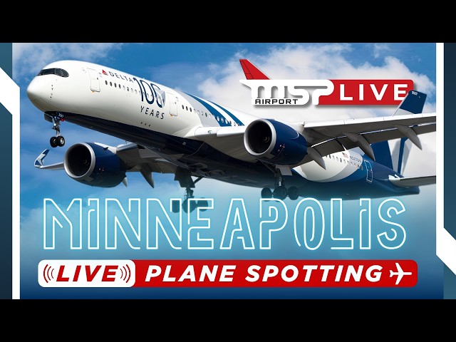 🔴 LIVE NONSTOP AIRPORT ACTION FROM THE TWIN CITIES! ✈ MSP/KMSP AIRPORT ✈ 9/7/26