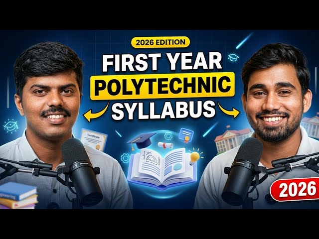 First Year Polytechnic Syallabus 2026📚🎯 What are the Subjects in First Year Polytechnic?#polytechnic