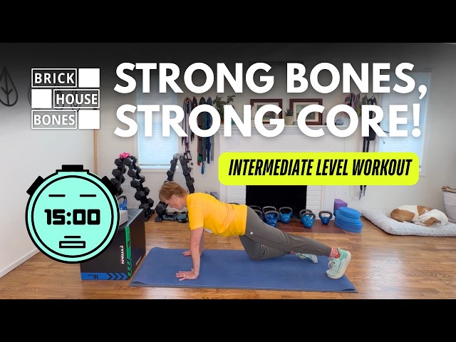 Intermediate Core Workout for Osteoporosis (15-Min)
