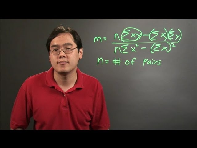 How to Calculate Slope of a Line in Statistics : Statistics 101
