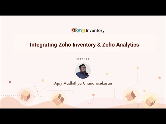 Integrating Zoho Inventory and Zoho Analytics