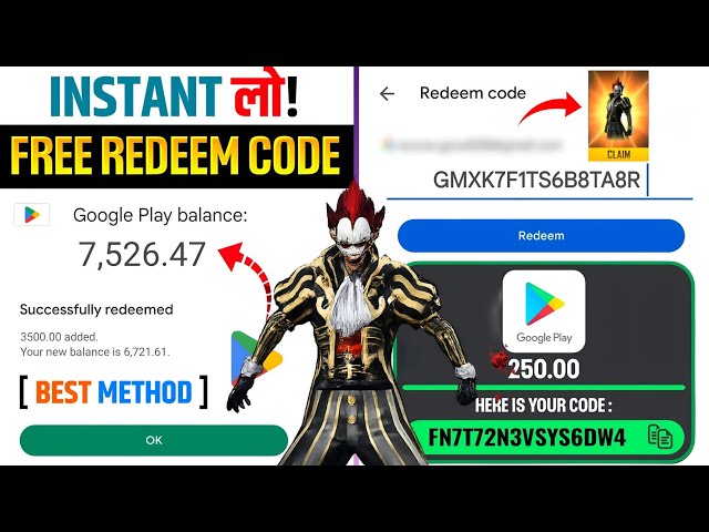 FREE REDEEM CODES INSTANT | FREE REDEEM CODE APP | FREE GOOGLE PLAY REDEEM CODE APP | REDEEM CODE