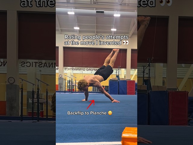 The Last Attempt Makes No Sense 😳 #gymnastics #calisthenics #gymnast #strength #strong #planche