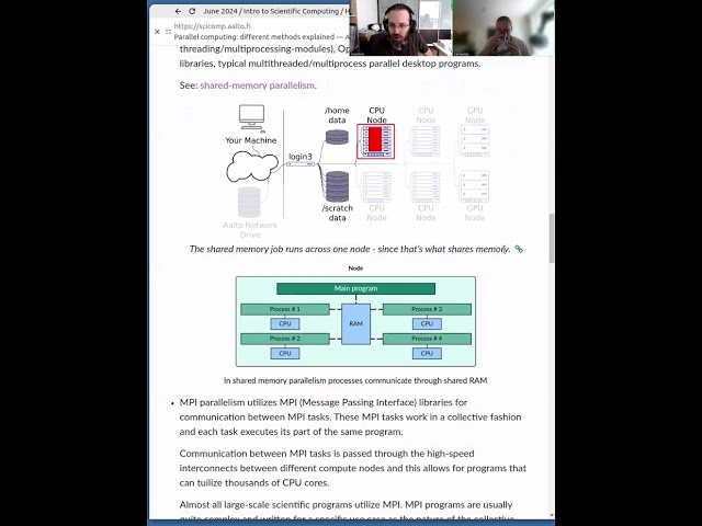 3.2 Different methods of parallel computing - HPC/SciComp Kickstart summer 2024