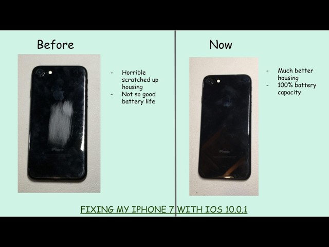 Fixing My iPhone 7 With iOS 10.0.1