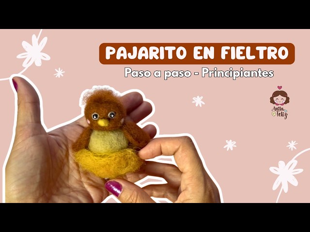 Making a Needle Felted Bird / Basic / Easy