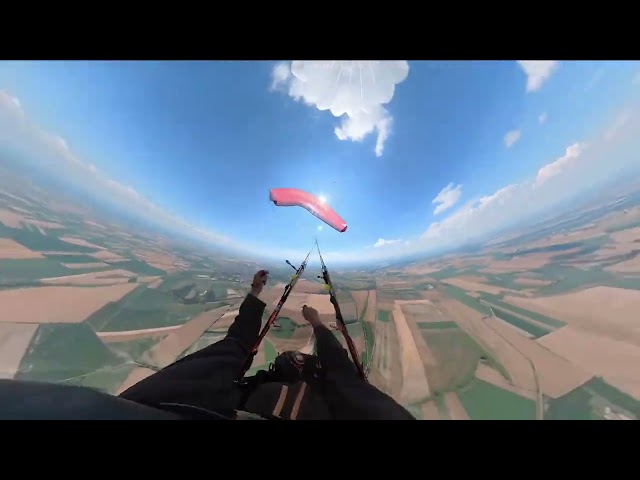 PARAGLIDING CRASH  - reserve chute deployed