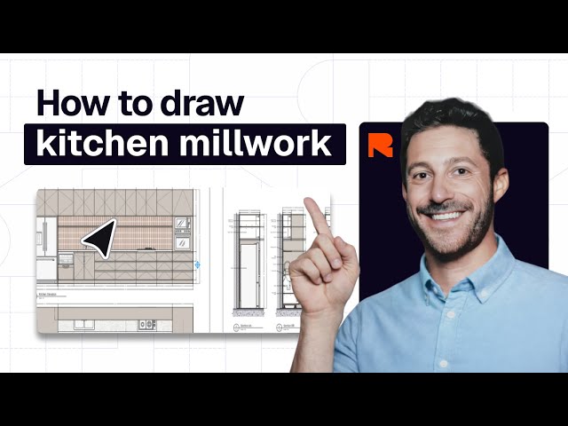 How to Draw Millwork Shop Drawings FAST | Kitchen Cabinetry