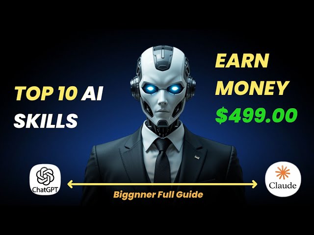 Top 10 AI Skills to Learn in 2026 | Beginner to Pro