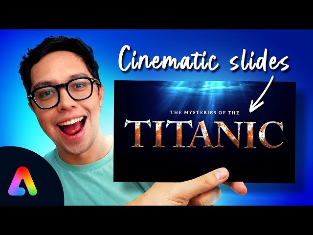 How to make CINEMATIC PRESENTATIONS in Adobe Express 🫨