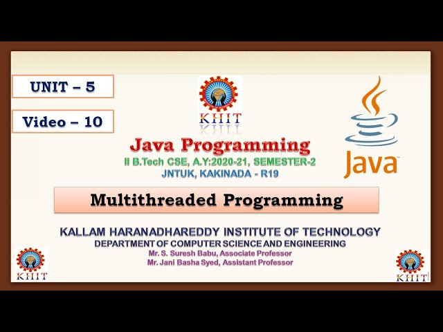 JAVA Unit 5 Video 10