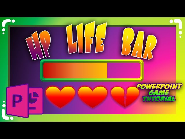 Make HP Bar in PowerPoint - PowerPoint Game Tutorial