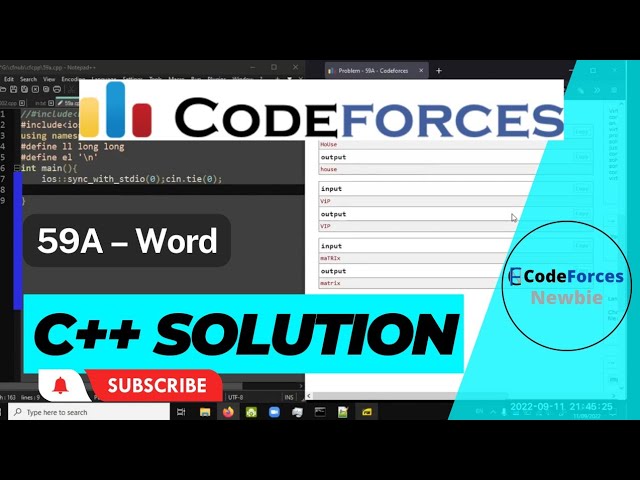 A C++ Solution to Codeforces 59A Word by CFNewbie