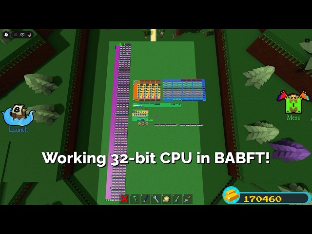 Working 32-bit CPU in BABFT!