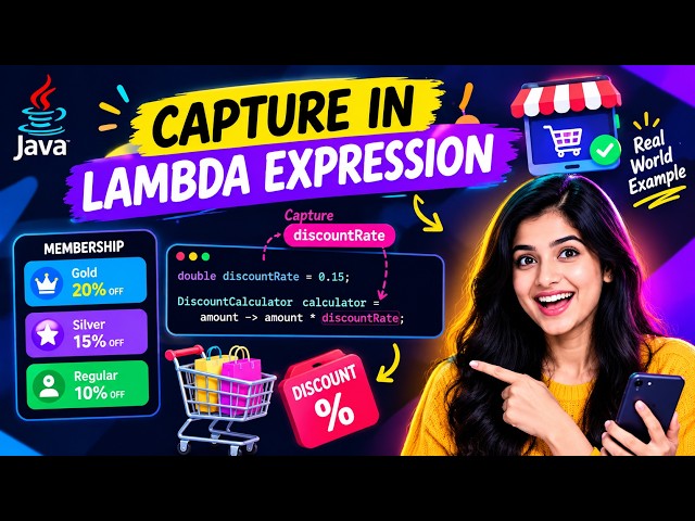 Can Lambda Remember a Variable? 🤯 | Capture in Lambda Expression | Java Coding Challenge