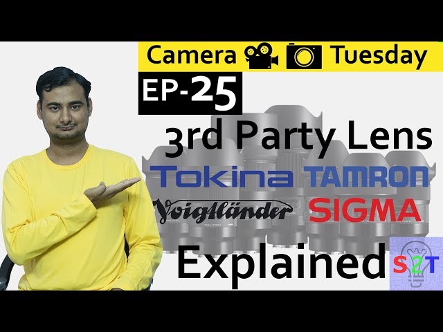 Camera Tuesday Ep25 (3rd party lens Explained )